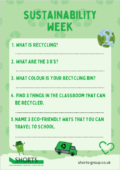 Sustainability Week Questions