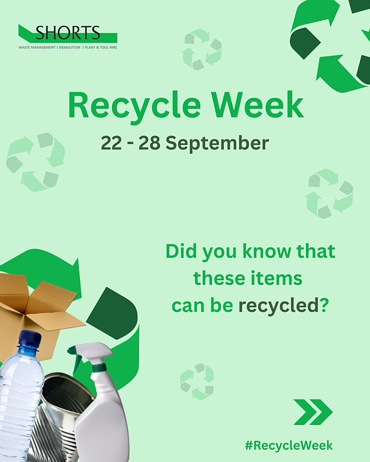 Common items that can be recycled | Recycling tips at… | Shorts Group